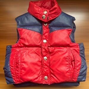 Down Vest Puffer 4 Retro Ski Vest Vintage Puffer Jacket 70s 80s Hipster Toddler